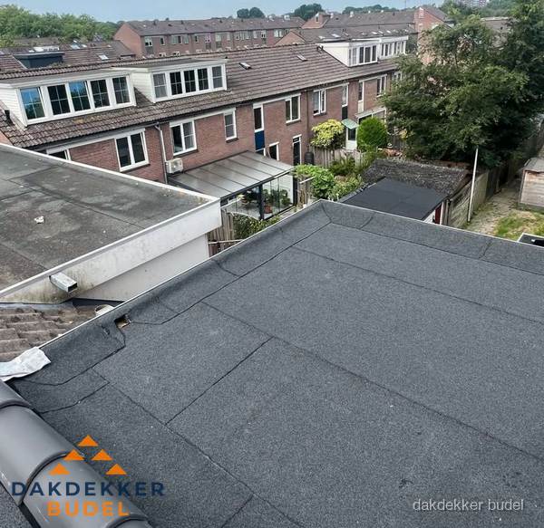 Dakinspectie plat dak aanbouw in Budel